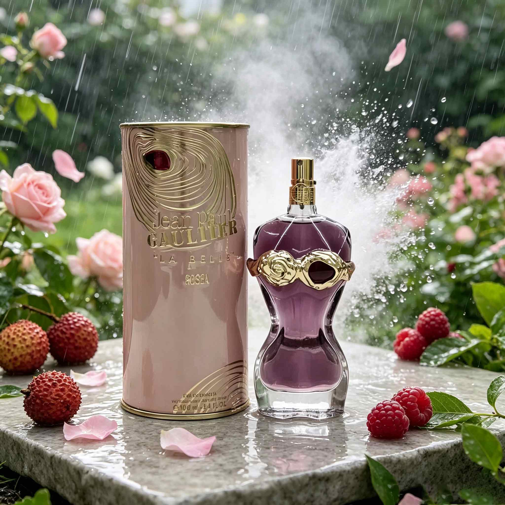 Fragrance Perfume Box - La Belle Rosea Luxury Canister Gift‑Box
