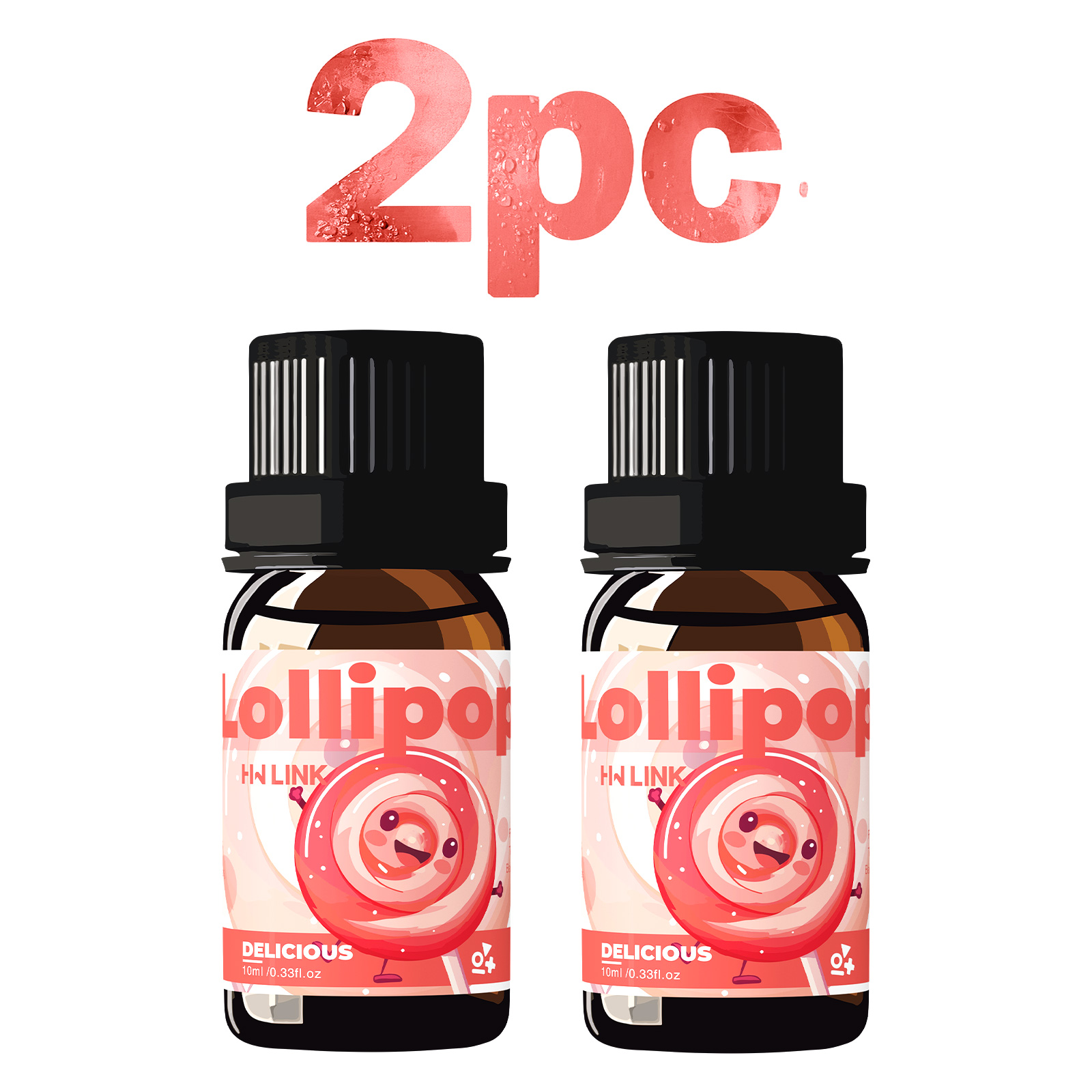 Perfume Fragrance Diffuser - 2pc Delicious Fragrance Oils For Candles
