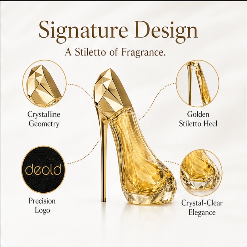 Luxurious golden high-heeled s - Perfume High Fragrance ulasan dan harga