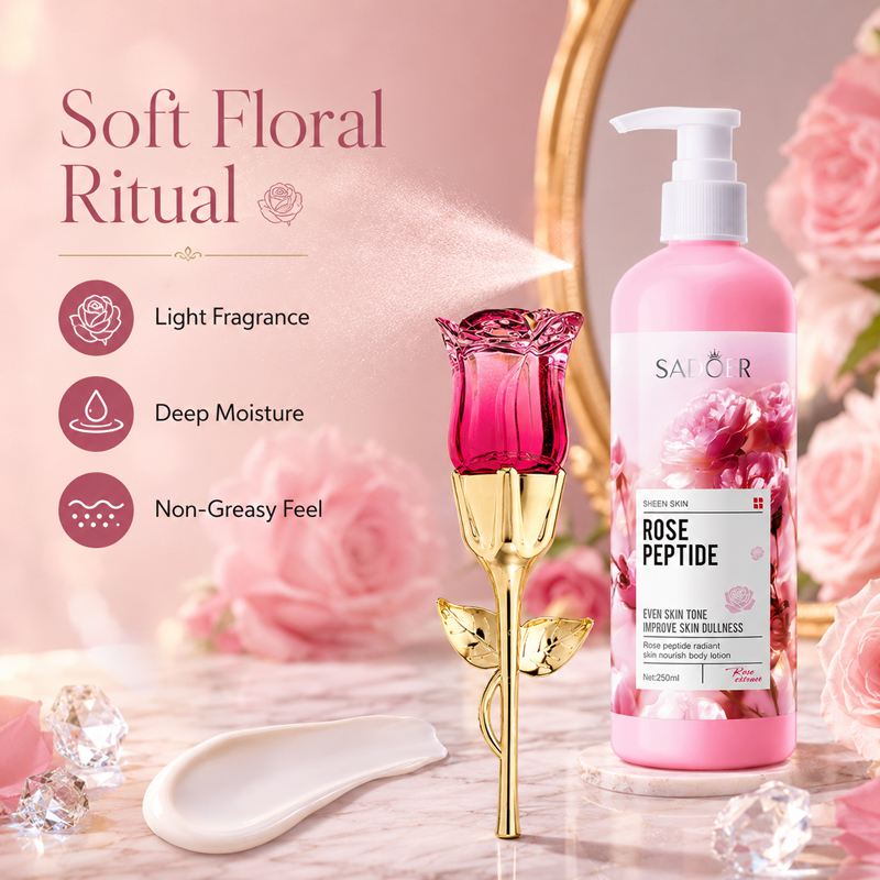 Rose Perfume & Body Lotion Set - Perfume Fragrance Lotion ulasan dan harga