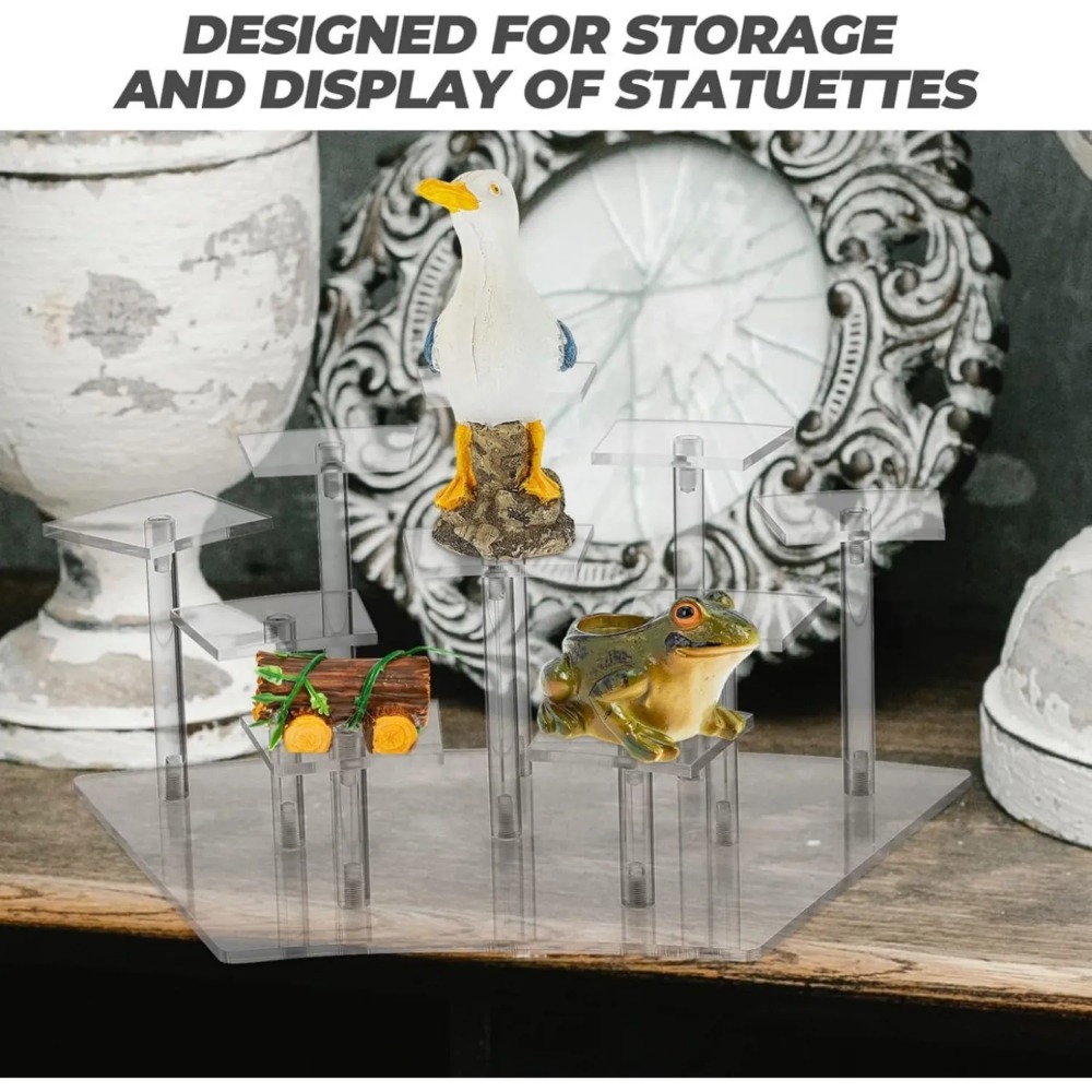 8/10 Tier Acrylic Display Rise - Perfume Fragrance Holder ulasan dan harga