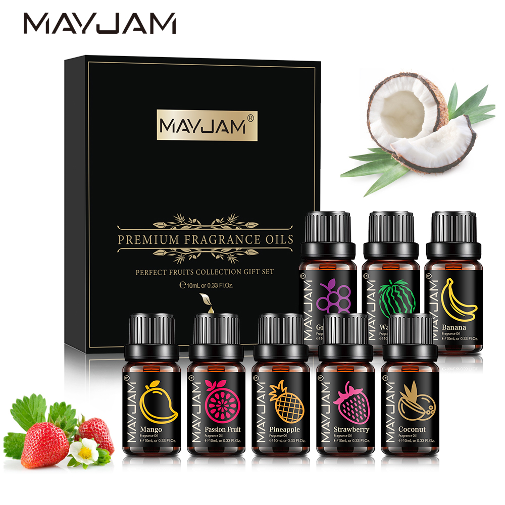 MAYJAM Fragrance Oils Set 8pcs - Perfume Fragrance Oils For Candles ulasan dan harga