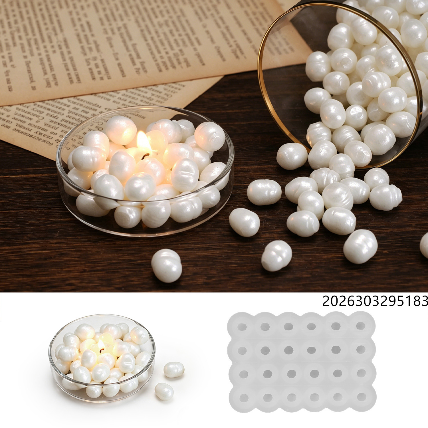Healing Ocean Pearl Mirror Wax - Perfume Fragrance Oils For Candles ulasan dan harga