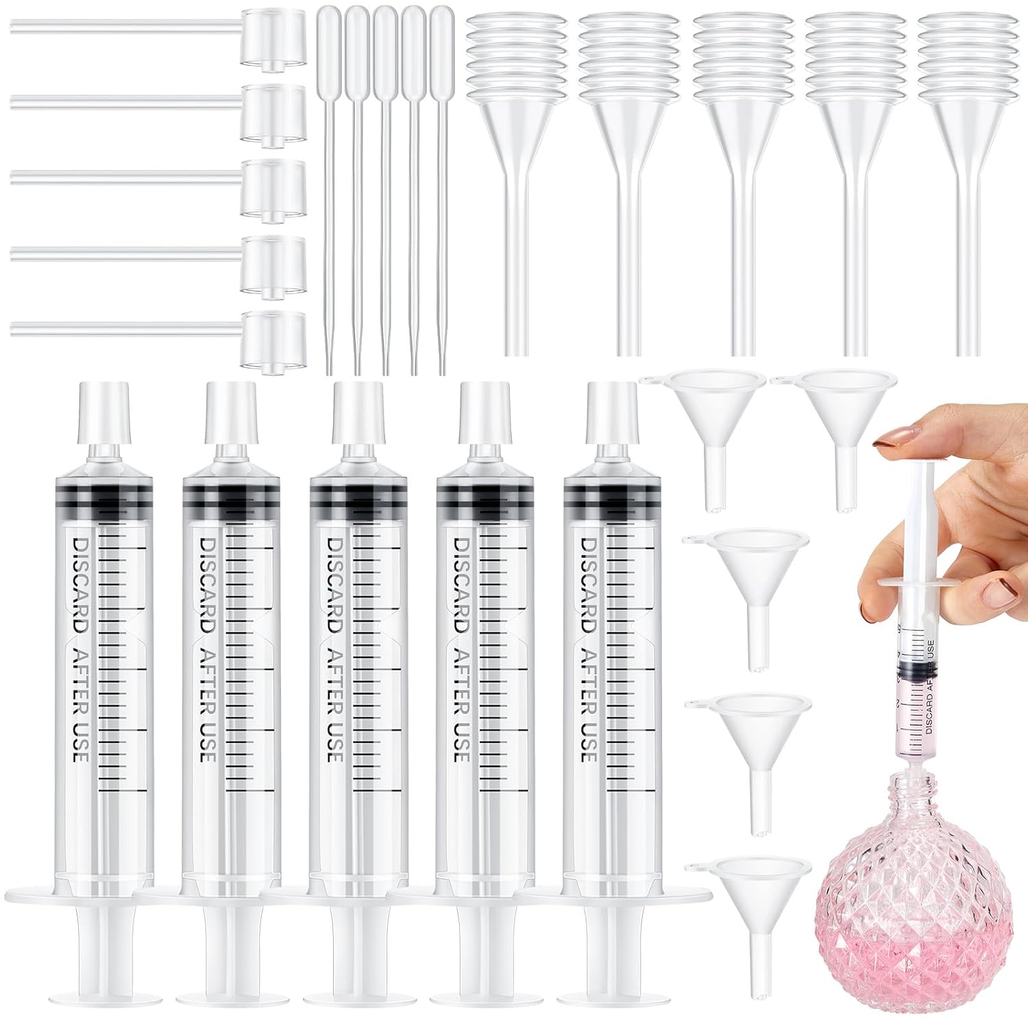 25/50PCS  perfume refill pump  - Perfume Fragrance Liquid ulasan dan harga