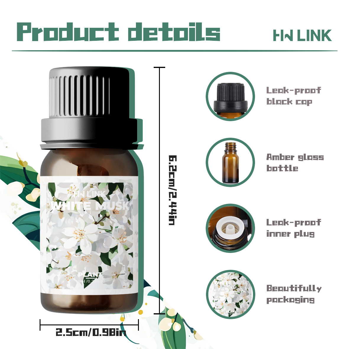 10ml White Musk Fragrance Oils - Perfume Fragrance Oils For Candles ulasan dan harga