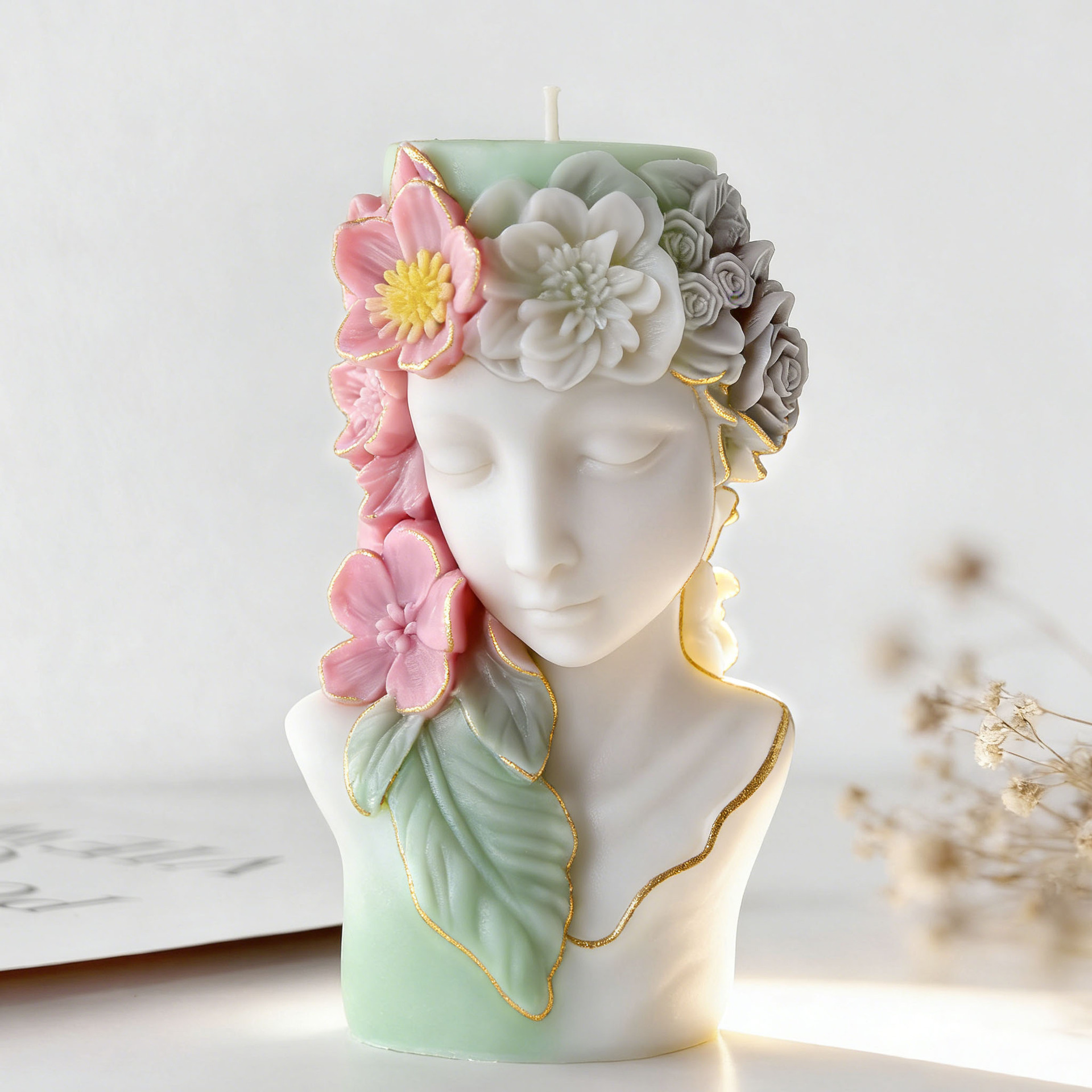 3D Floral Portrait Relief Cand - Perfume Fragrance Oils For Candles ulasan dan harga