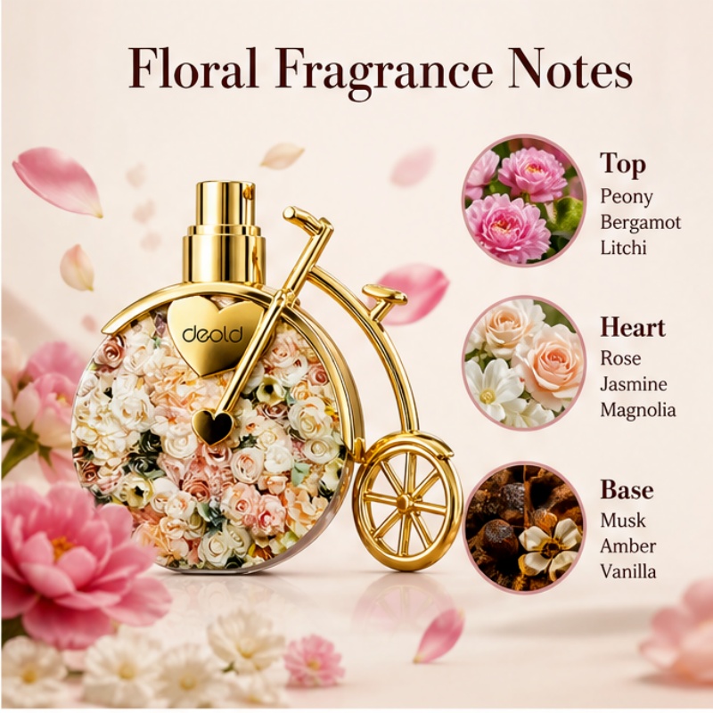 Floral bicycle design lady per - Perfume High Fragrance ulasan dan harga