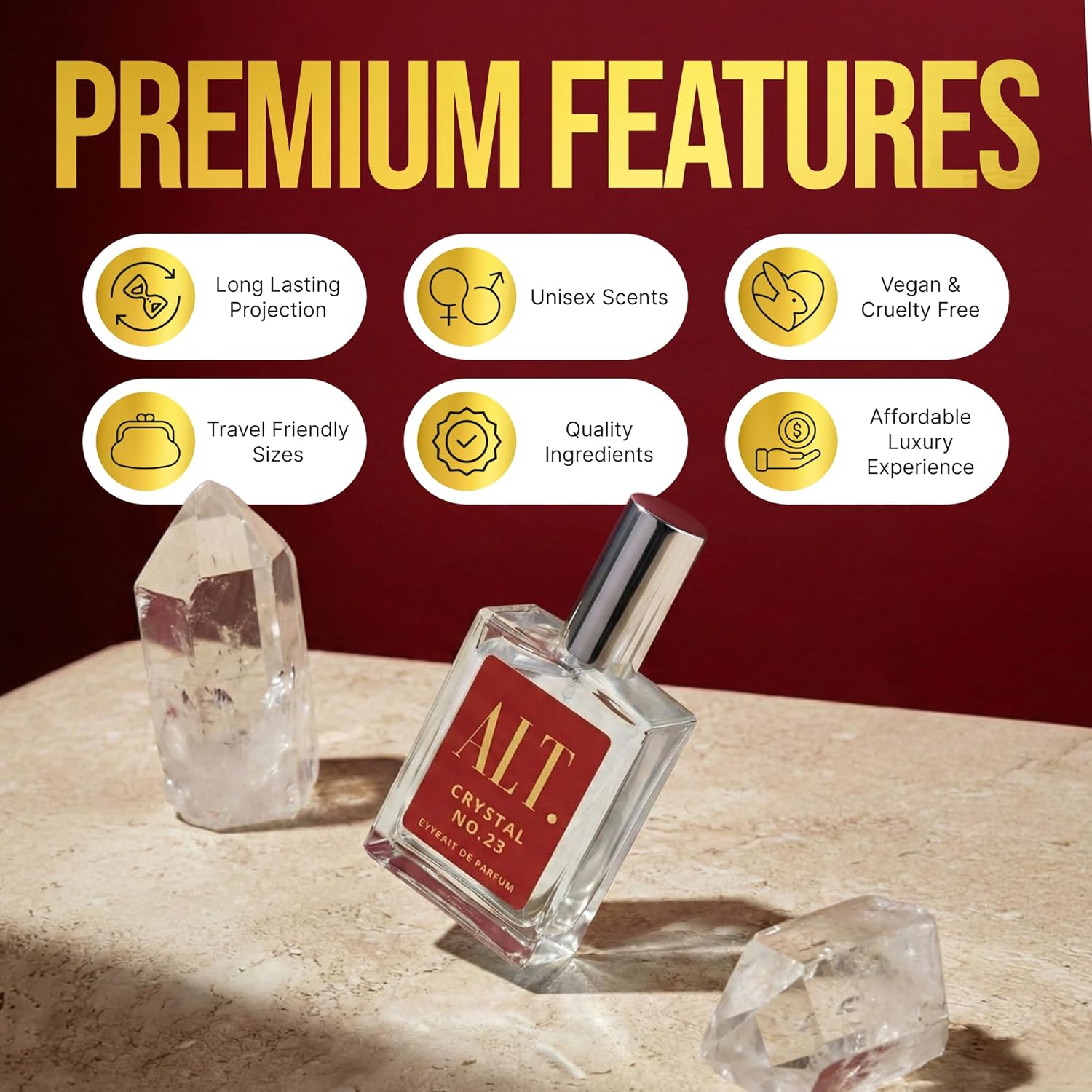 ALT. FRAGRANCES Crystal No. 23 - Fragrance Perfume Note ulasan dan harga