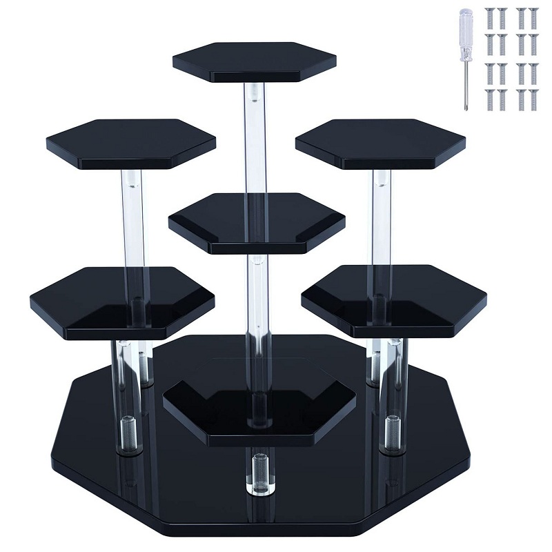 7-Tier Clear Acrylic Display S - Perfume Fragrance Holder ulasan dan harga