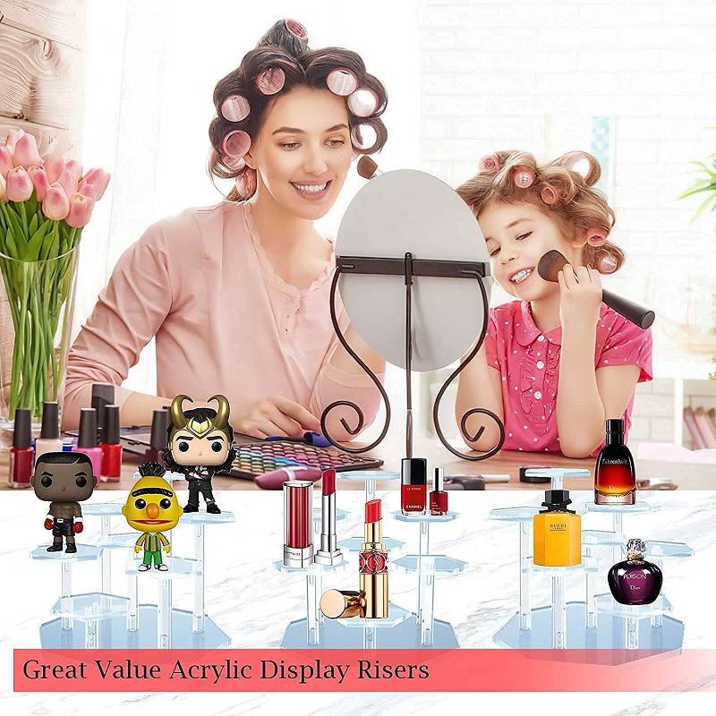 7-Tier Clear Acrylic Display S - Perfume Fragrance Holder ulasan dan harga