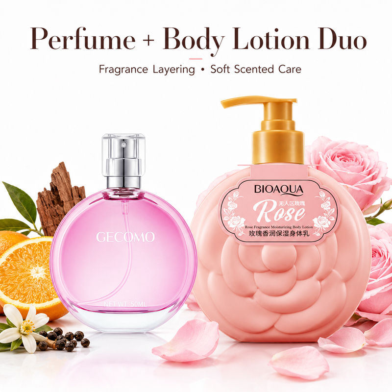 GECOMO Women's Perfume Set 50m - Perfume Fragrance Lotion ulasan dan harga