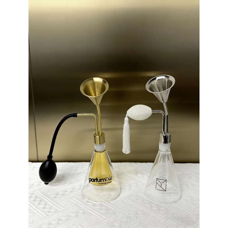 Golden‑Head Glass Smelling Bot - Perfume Fragrance Shop ulasan dan harga