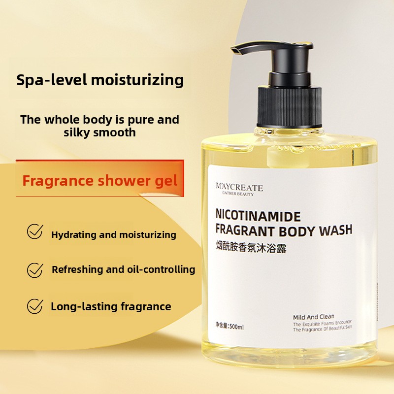 Niacinamide Body Wash Body Moi - Perfume Fragrance Lotion ulasan dan harga